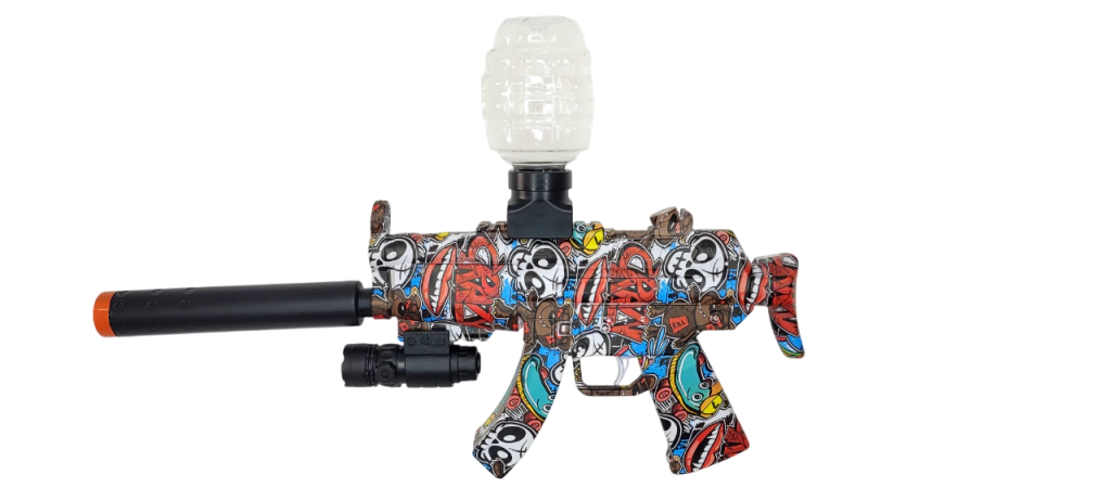 HIDROGEL AMETRALLADORA MP5 RECARGABLE USB