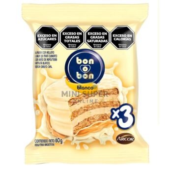 bonobon alfajor triple blanco 60g