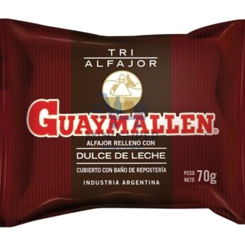 guaymallen alfajor triple negro 70g