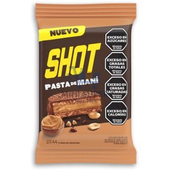 shot alfajor simple negro 44g