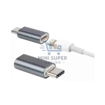 adaptador otg tipo c macho iphone lightning hembra