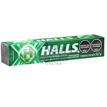 halls menta (verde) 28g