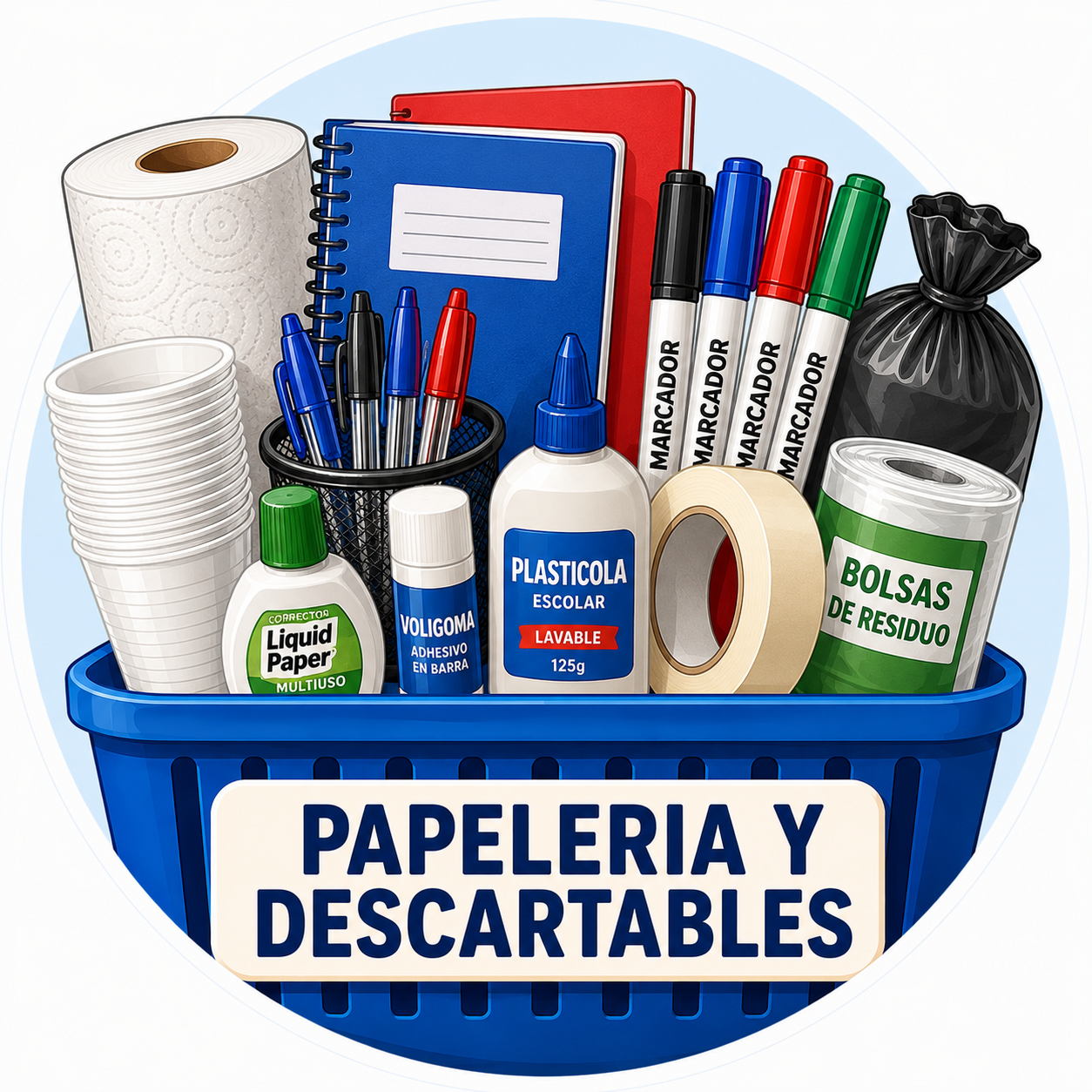 PAPELERIA Y DESCARTABLES
