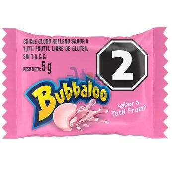 bubbaloo tutti frutti chicles sueltos 5g