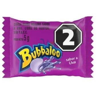 bubbaloo uva chicles sueltos 5g