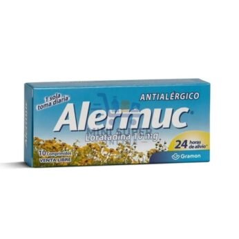 alermuc antialergico loratadina 10mg tableta 10u