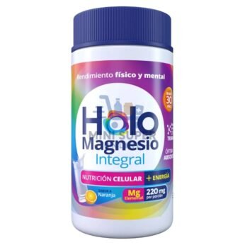 holomagnesio integral magnesio 220mg sabor naranja 150g