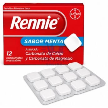 rennie antiacido comprimidos masticables blister 12u