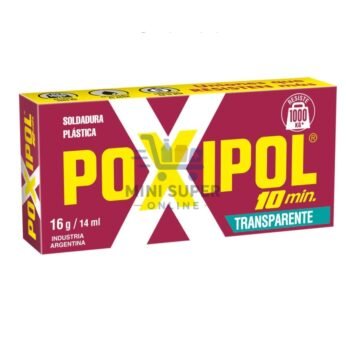 poxipol rojo trasparente 10min 16g