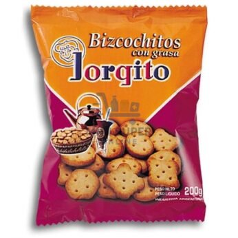 jorgito bizcochitos con grasa 200g