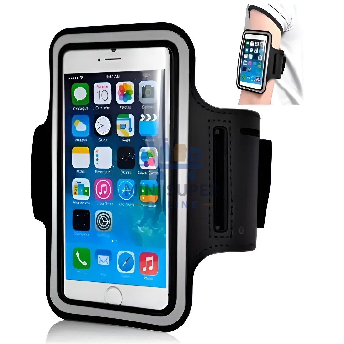 funda celular brazalete soporte brazo cuero