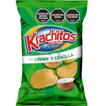 krachitos papas crema y cebolla 55g