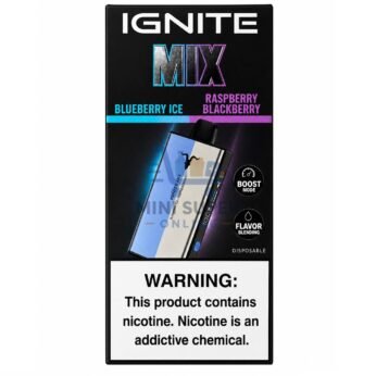 vape ignite mix 40000 puff blueberry ice raspberry blackberry