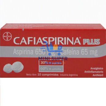 cafiaspirina plus 650mg comprimidos tira 10u