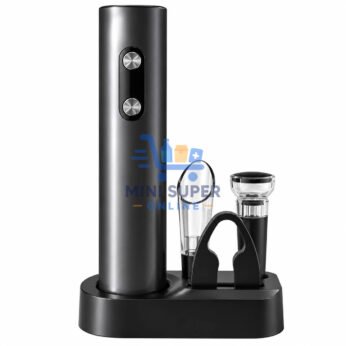 destapador sacacorcho electrico wine set usb c recargable con accesorios