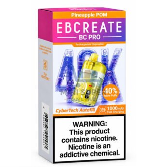 vape ebcreate bc pro 40000 puff pineapple pom